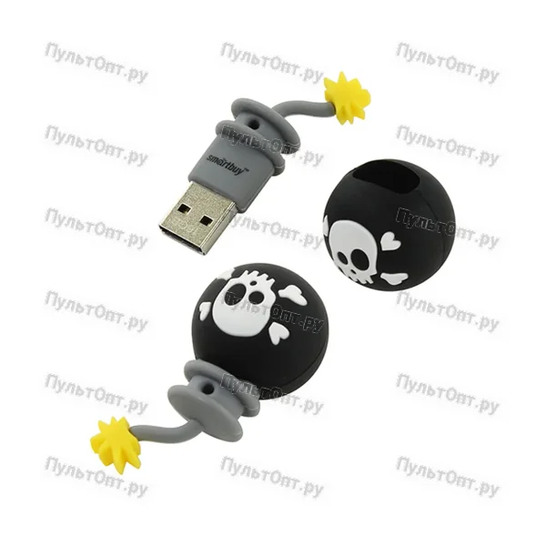 USB 16GB Smartbuy Wild series Бомба чёрный