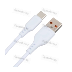 Кабель GoPower GP01T USB (m)-Type-C (m) 1м 2.4A ПВХ белый (1/200/800)
