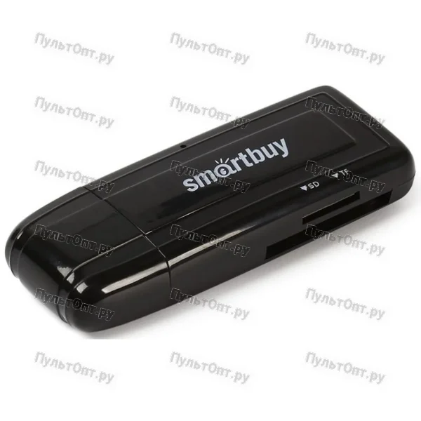 Картридер Smartbuy 705 USB3.0 SD/microSD черный (1/20)