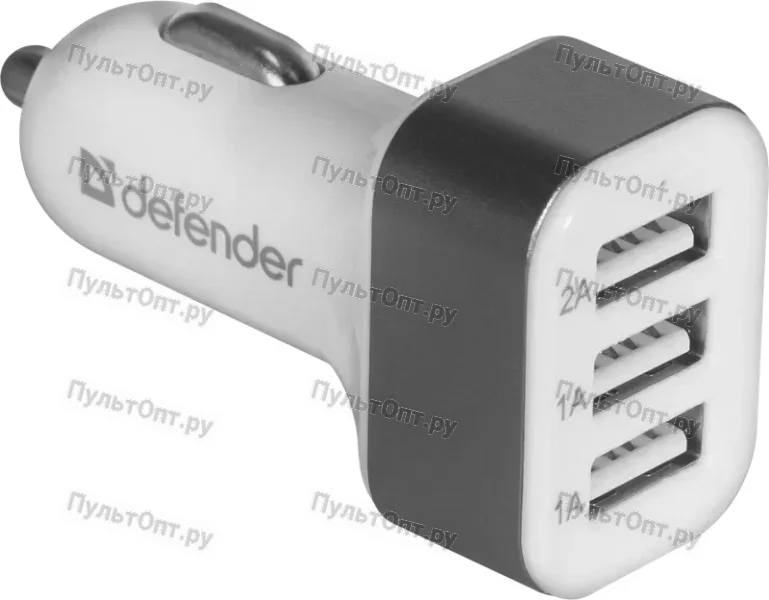 Автомобильное ЗУ Defender UCA-03 3xUSB, 5V/4A (1/100)