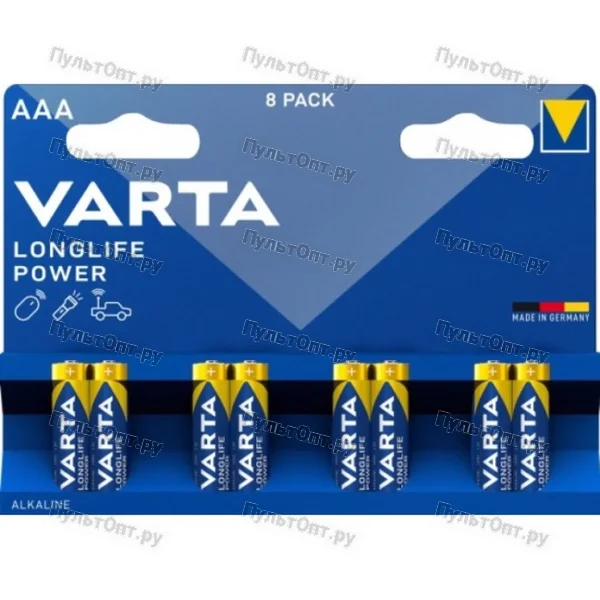 Эл. пит. Varta LR03 LONGLIFE POWER (8 бл) (8/160)