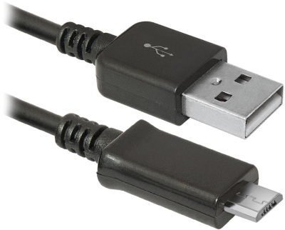 Кабель Defender USB08-03H USB2.0, AM-MicroBM, 1м (1/25/500)