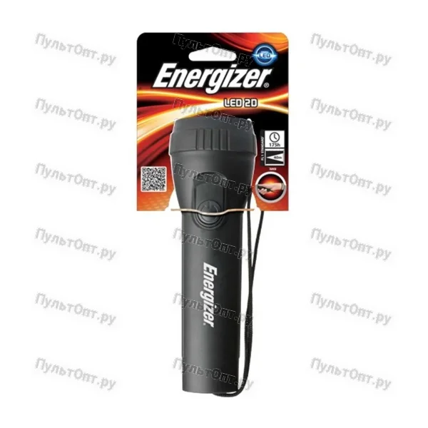 Фонарь универсальный Energizer Plastic Light 1.2W 1LED ремешок черный