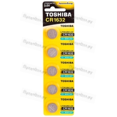 Батарейка Toshiba CR1632 BL5 Lithium 3V (5/100/12000)