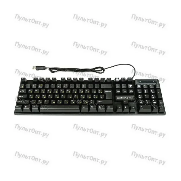 Клавиатура Nakatomi Navigator KN-06U, USB, проводная