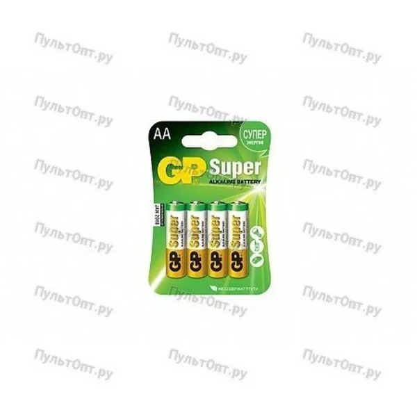 Эл. пит. AA alkaline BL4 GP Super (40)