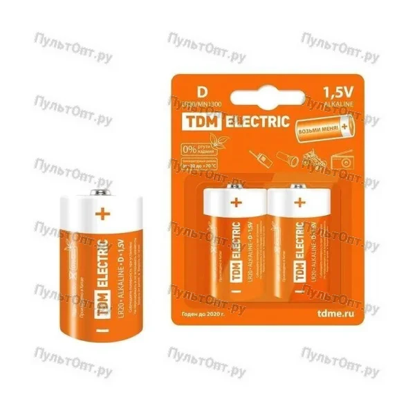 Эл. пит. D alkaline BL2 TDM