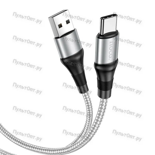 Кабель USB - micro USB Hoco X50 Excellent (серый)
