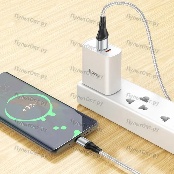 Кабель USB - micro USB Hoco X50 Excellent (серый)