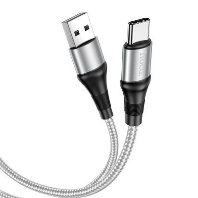 USB кабель Hoco X50 Excellent charging data cable for Micro (серый)