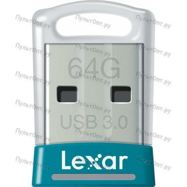 USB 3.0 64GB Lexar JumpDrive S45 mini голубой