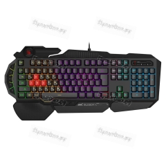 Клавиатура A4TECH Bloody B310N черный USB Multimedia for gamer LED (подставка для запястий) (B310N) 