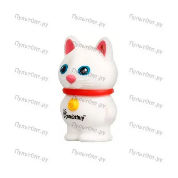 USB 16GB Smartbuy Wild series Котёнок белый