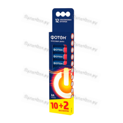 Батарейка Фотон LR6 AA BL12 Alkaline 1.5V (12/60/720)