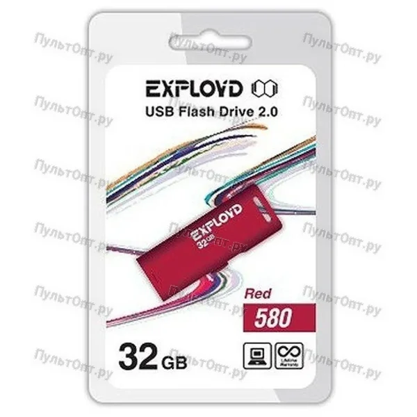 USB 32GB Exployd 580 красный