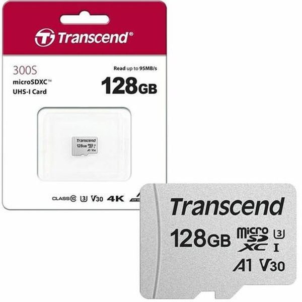 MicroSD 128GB Transcend 300S UHS-I U1 без адаптера