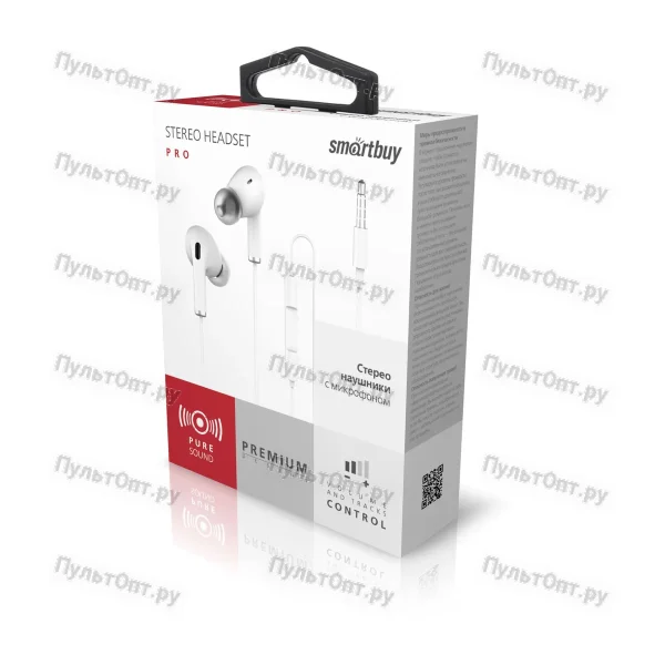 Универсальная гарнитура Smartbuy PRO, белая (SBH-399) (1/45)