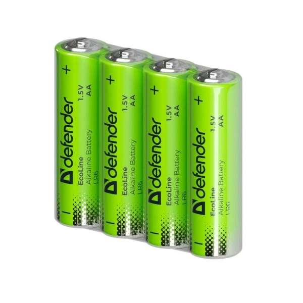 Элемент питания Defender LR6 АА EcoLine S4 (24/720)