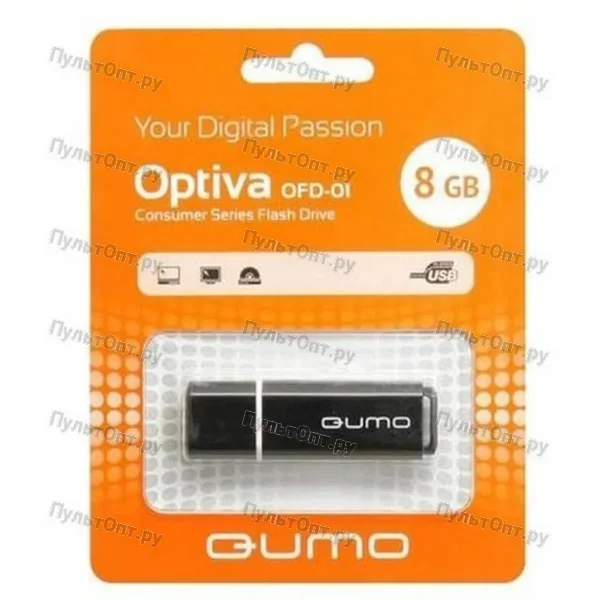 USB 8GB Qumo Optiva 01 чёрный