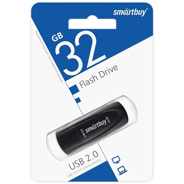 USB 3.1 32GB Smart Buy Scout чёрный