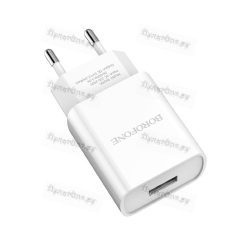 Сетевое З/У Borofone BA20A 1USB 2.1A белый (1/65/260)