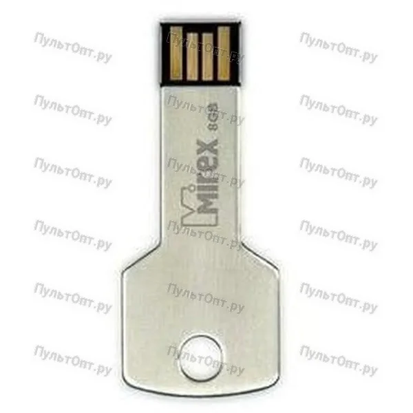 USB 4GB Mirex CORNER KEY (ecopack) серебро