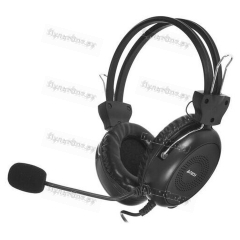 Наушники с микрофоном A4TECH HU-30 черный 2м USB оголовье (1/20)