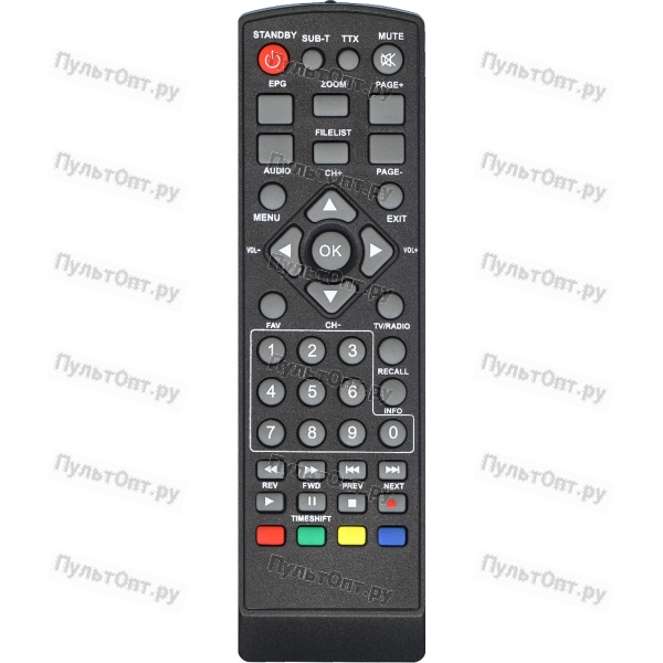 Пульт Huayu для Tesler DSR-330 (Var.2)