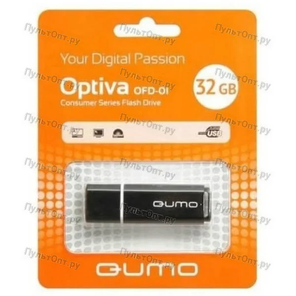USB 32GB Qumo Optiva 01 чёрный