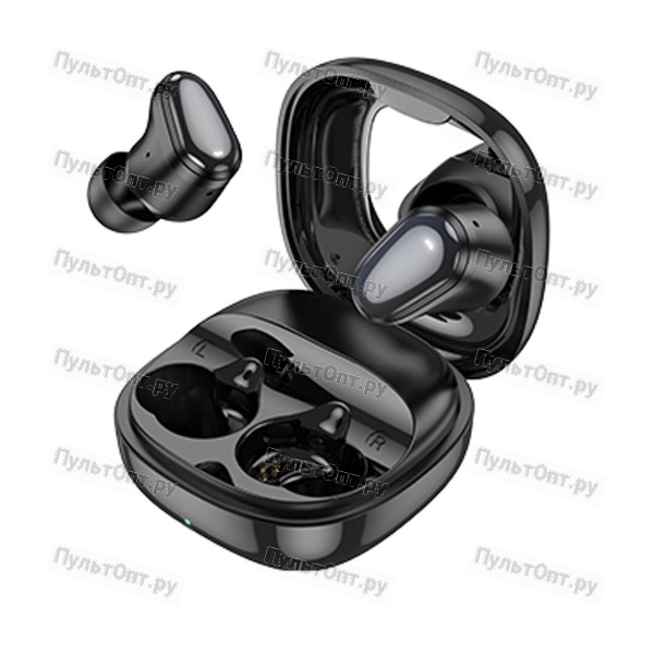 Наушники внутриканальные Hoco EQ13 Fun, пластик, bluetooth 5.3, микрофон, цвет: чёрный (1/14/140)