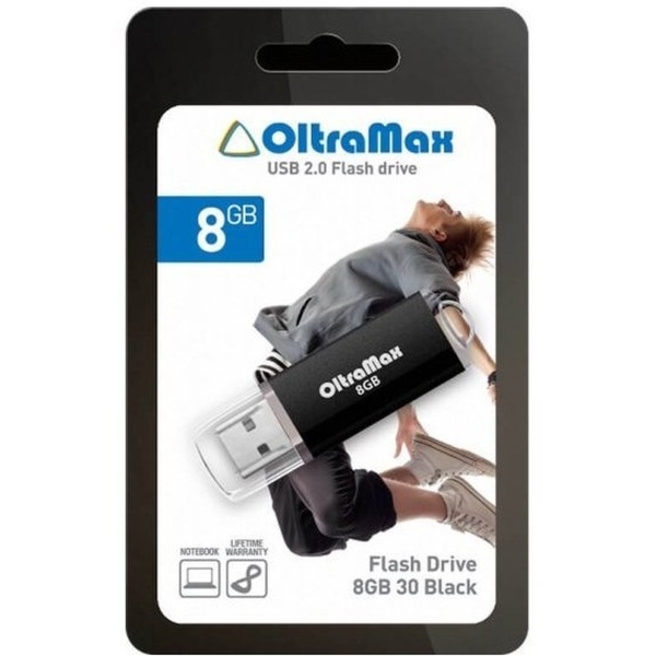USB 8GB OltraMax 30 чёрный