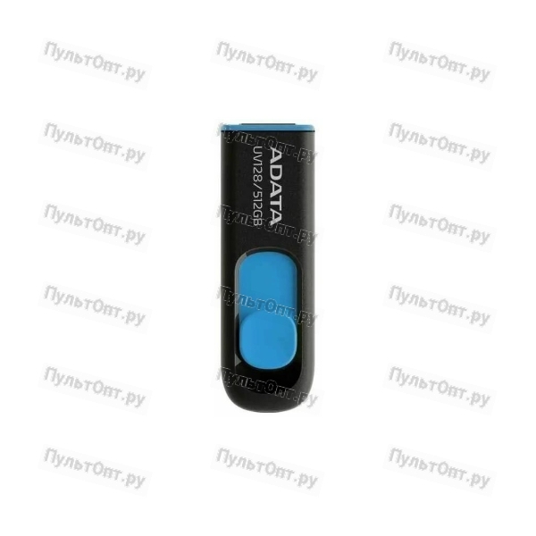 USB 3.0 512GB A-Data UV128 чёрный/синий