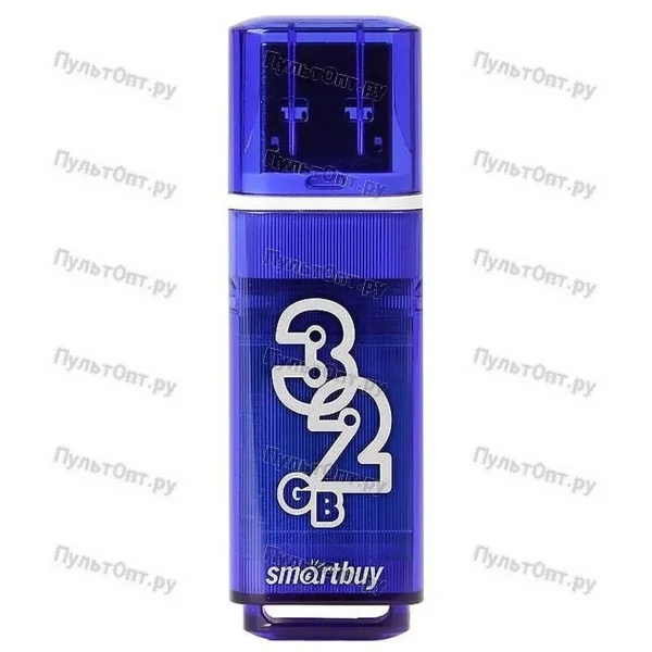 USB 3.0 32GB Smartbuy Glossy темно синий