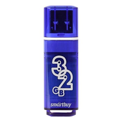 USB 3.0 32GB Smart Buy Glossy темно синий