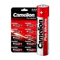 Батарейка Camelion Plus LR03 AAA BL10 Alkaline 1.5V отрывные (10/120/720)