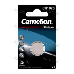 Батарейка Camelion CR1025 BL1 Lithium 3V (1/10/1800)