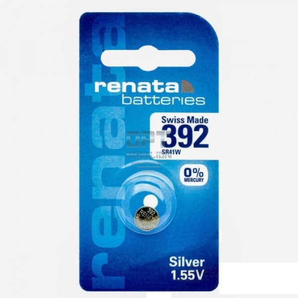 Эл. пит. 392 (SR41, SR41W, SB-B1) Renata (1)