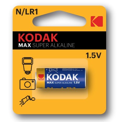 Батарейка Kodak MAX LR1 N BL1 Alkaline 1.5V (1/12/72/27648)
