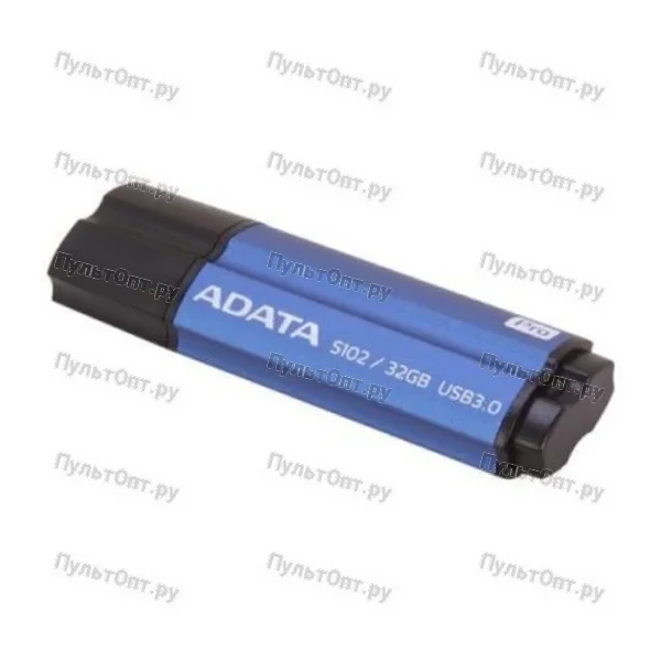 USB 3.0 32GB A-Data S102 Pro (Read 600х) синий алюминий
