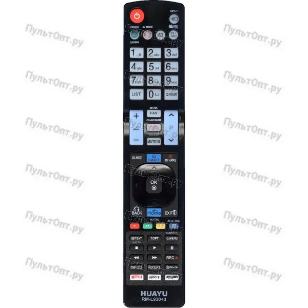 Универсальный пульт Huayu для LG RM-L930+3 ( RM-L930+) 3D