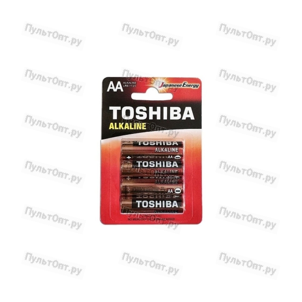 Эл. пит. Toshiba LR6 Red 4BL 4/card (4/48/192)