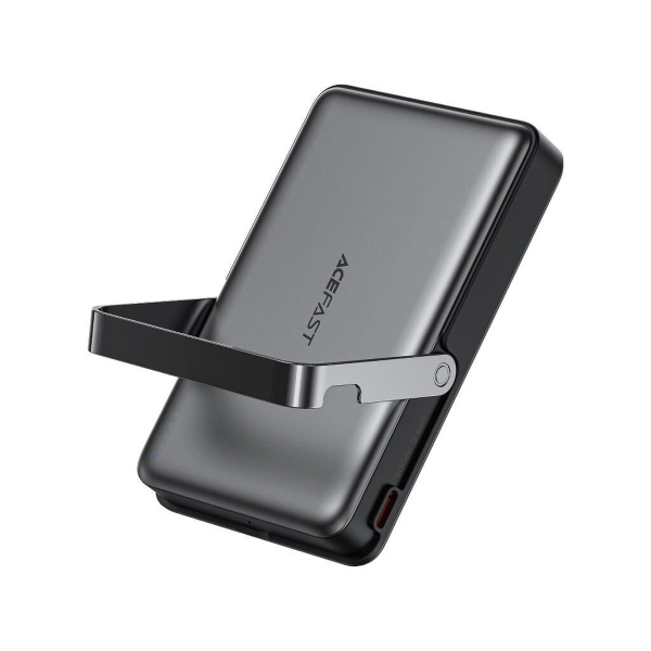 Аккумулятор внешний ACEFAST M17, 10000mAh, MagSafe, 1 Type-C, PD20Вт, QC3.0, встроенный держатель,ин