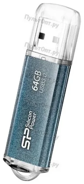 USB 3.0 64GB Silicon Power Marvel M01 синий