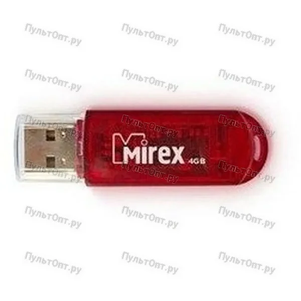 USB 4GB Mirex ELF красный (ecopack)