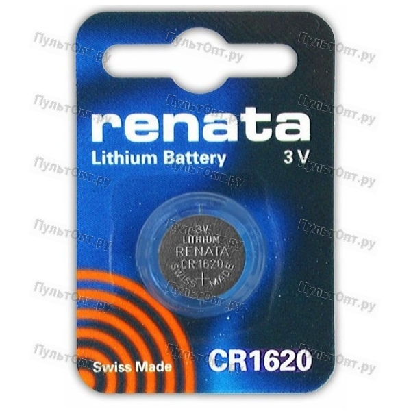 Эл. пит. CR1620 BL1 Renata (10)