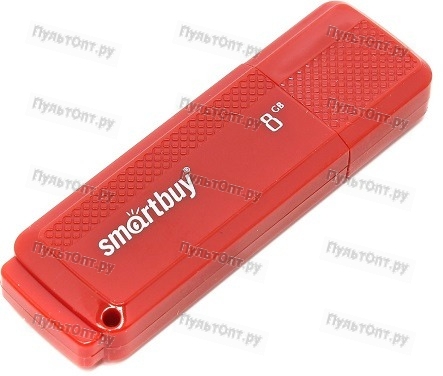 USB 8GB Smartbuy Dock красный