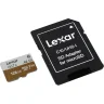 MicroSD 128GB Lexar Class 10 U3 A1 V30 667х + SD адаптер