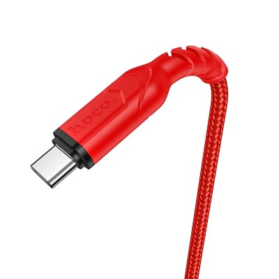 USB кабель Hoco X59 Victory charging data cable for Micro (красный)