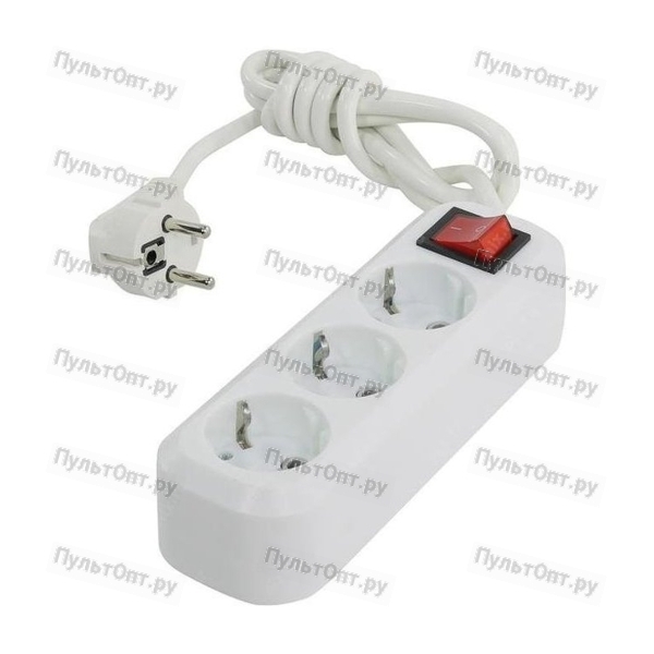 Удлинитель 7м 3гн зем Smartbuy 16А/3,5кВт ПВС 3х1,0 (SBE-16-3-07-Z) (1/30)
