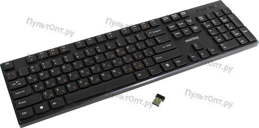 Клавиатура беспроводная Smartbuy 238AG классическая USB черный (1/20)